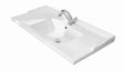 Bayswater 1 Tap Hole Countertop Basin 1000mm  - White - BAYC205
