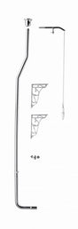 Bayswater High Level Flush Pipe Kit - Chrome - BAYA415