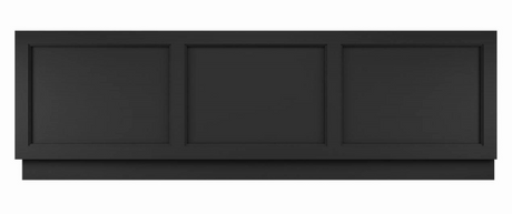 Bayswater Bath Front Panel 1700mm x 480mm - Matt Black - BAYF434