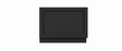 Bayswater Bath End Panel 800mm x 480mm - Matt Black - BAYF446