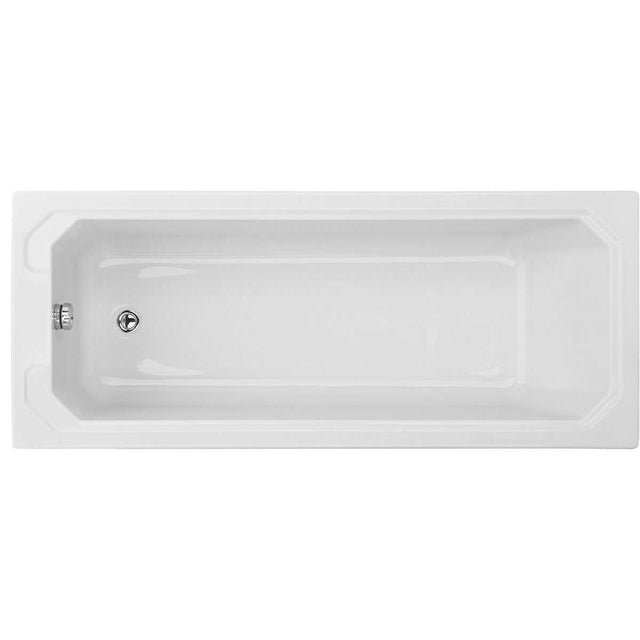 Bayswater Bathurst Single Ended Rectangular Bath 1700mm x 700mm - White - BAYB107