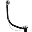 Bayswater Concealed Bath Waste with Grilled Overflow - Chrome - BAYW017