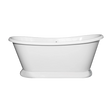 Bayswater Double Ended Boat Bath 0 Tap Holes 1700mm x 750mm - Stiffkey Blue - BAYB118