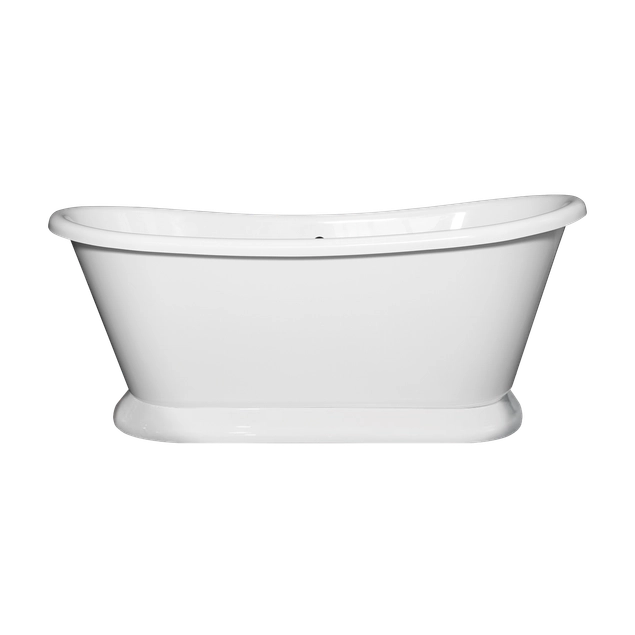 Bayswater Double Ended Boat Bath 0 Tap Holes 1700mm x 750mm - Stiffkey Blue - BAYB118