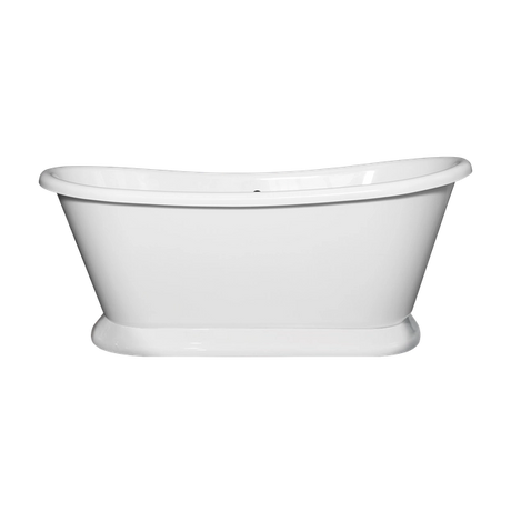 Bayswater Double Ended Boat Bath 0 Tap Holes 1700mm x 750mm - Stiffkey Blue - BAYB118