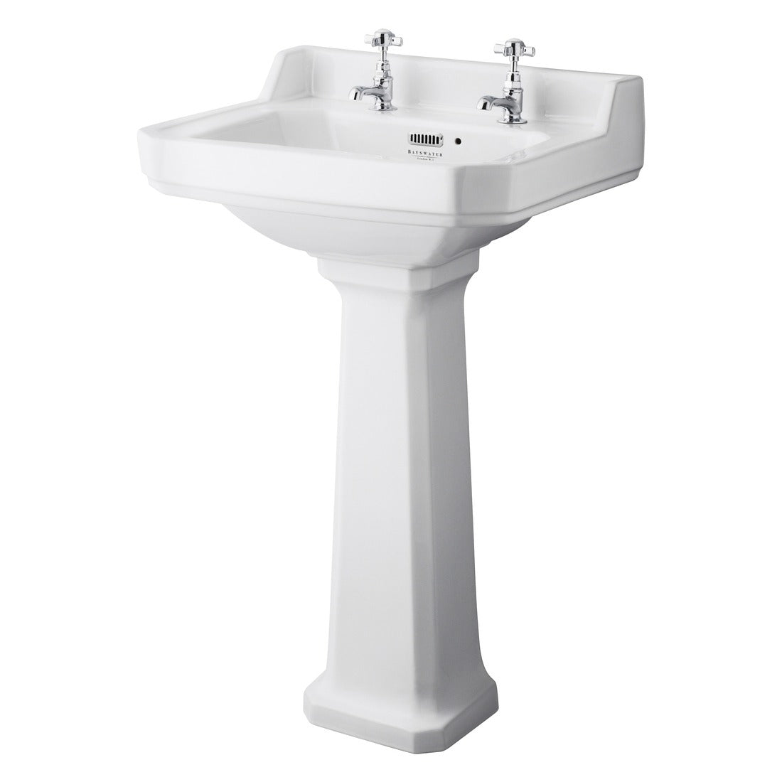 Bayswater Fitzroy Comfort Height Full Pedestal - White - BAYC009