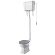 Bayswater Fitzroy High / Low Level Toilet Pan 360mm - White - BAYC017