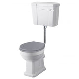 Bayswater Fitzroy Comfort Height High / Low Level Toilet Pan ONLY - White - BAYC019