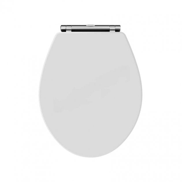 Bayswater Fitzroy Wood Soft Close Toilet Seat and Cover - White - BAYF167
