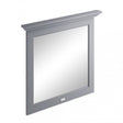 Bayswater Flat Mirror 800mm x 694mm - Plummett Grey - BAYF181