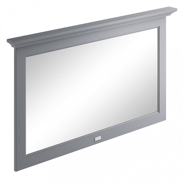 Bayswater Flat Mirror 1200mm x 694mm - Plummett Grey - BAYF187
