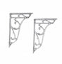 Bayswater Ornate Cistern Brackets - Chrome - BAYA016