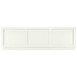 Bayswater MDF Bath front panel 1700mm wide with three recessed panels and white finish