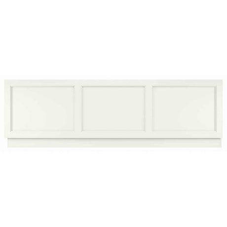 Bayswater MDF Bath front panel 1700mm wide with three recessed panels and white finish