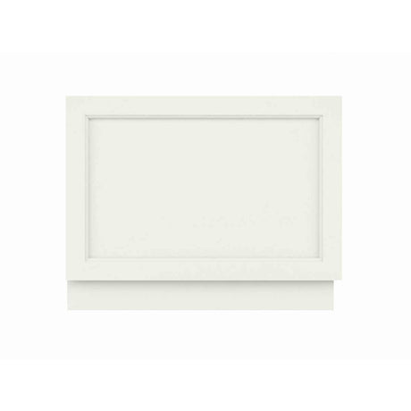Bayswater MDF Bath End Panel 750mm wide in Pointing White with bevelled design and adjustable plinth for inset rectangular baths