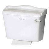 Bayswater Porchester Close Coupled Cistern with White Lever - White - BAYC107