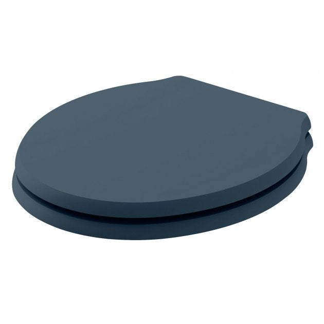 Bayswater Porchester Soft Close Toilet Seat and Cover - Stiffkey Blue - BAYF157