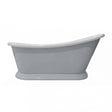 Bayswater Single Ended Slipper Boat Bath 1700mm x 740mm - Plummett Grey - BAYB116