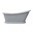 Bayswater Single Ended Slipper Boat Bath 1700mm x 740mm - Stiffkey Blue - BAYB115