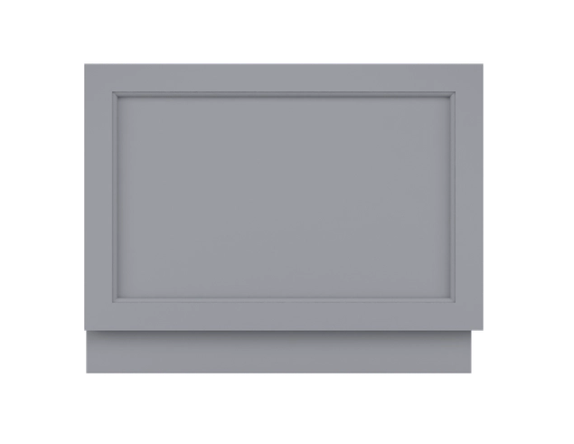 Bayswater Bath End Panel 750mm x 480mm - Matt Black - BAYF443