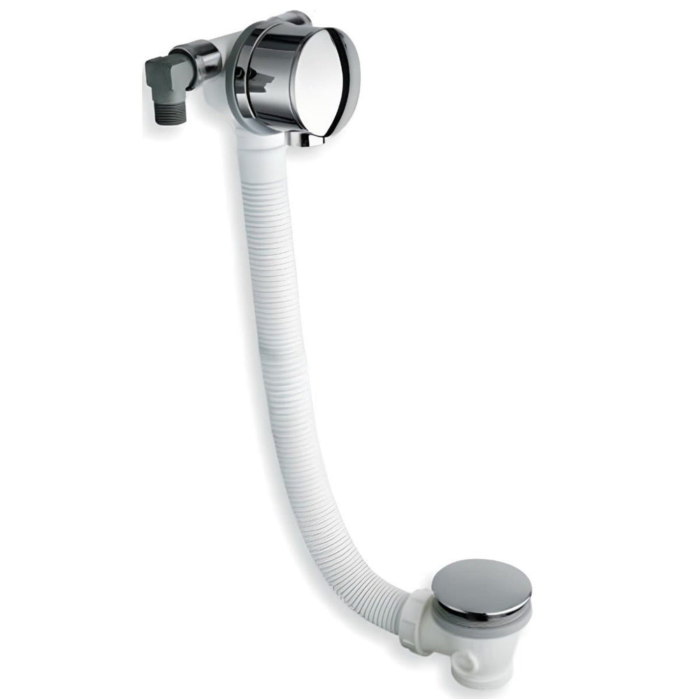Bayswater Concealed Bath Waste and Overflow Filler - Chrome - BAYW020 - TAP 'N' SHOWER