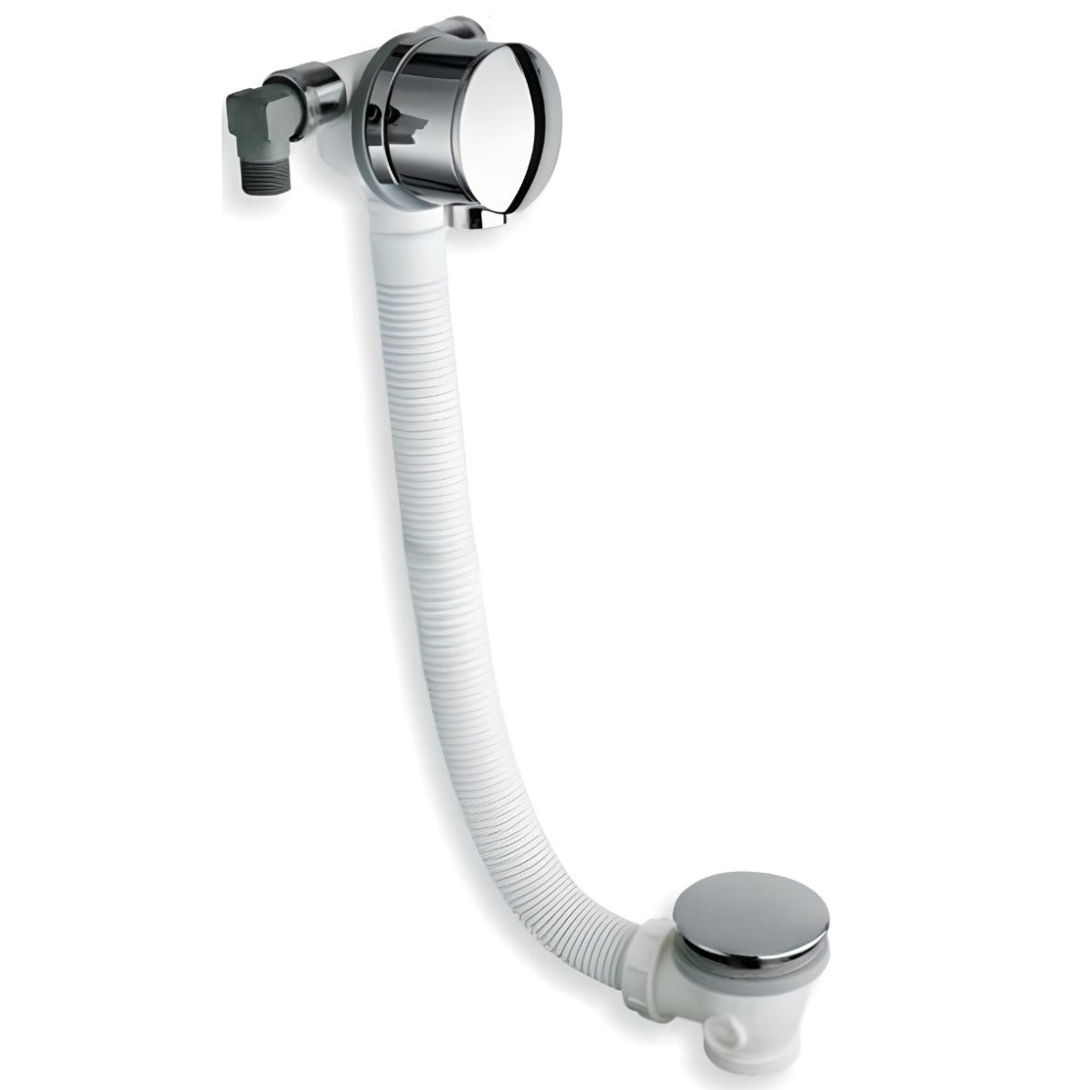 Bayswater Concealed Bath Waste and Overflow Filler - Chrome - BAYW020