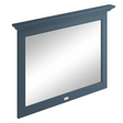 Bayswater Flat Bathroom Mirror 1000mm Wide - Stiffkey Blue - BAYF185