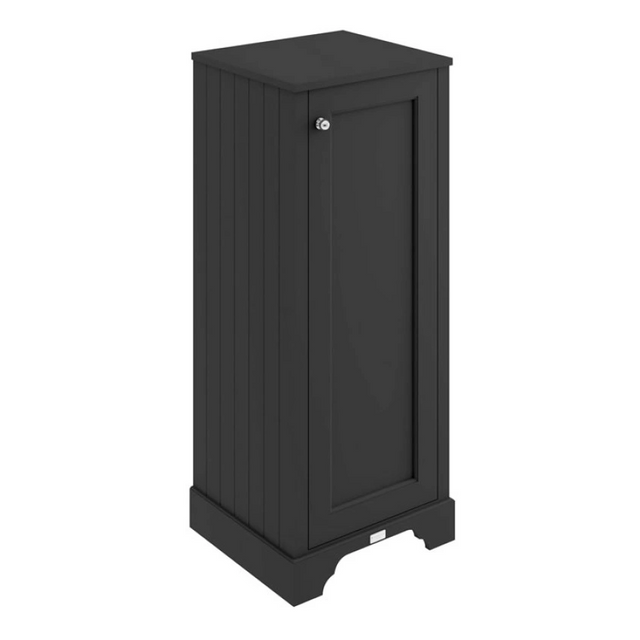 Bayswater Tall Boy Cabinet 465mm x 1180mm - Matt Black - BAYF416