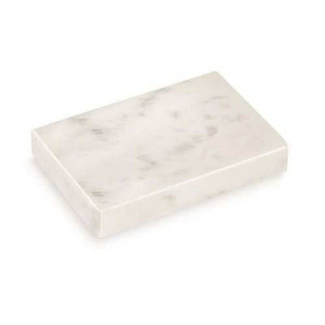 Britton Shoreditch Minerva Carrara white marble-effect worktop with smooth non-porous surface, 975 x 12 x 440mm