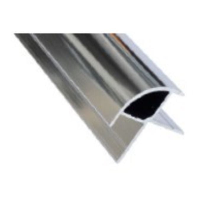 Nuance Acrylic Panel Extrusion White External 2.45m - 604547 - TAP 'N' SHOWER