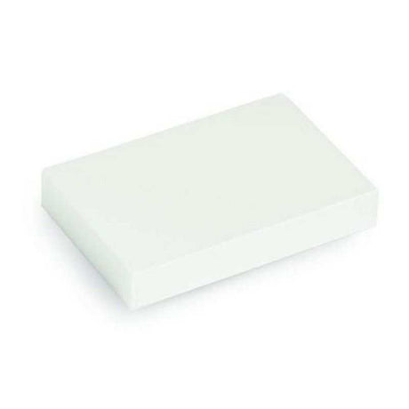 Britton Shoreditch Minerva white worktop with smooth, bright, non-porous surface resistant to stains and bacteria.