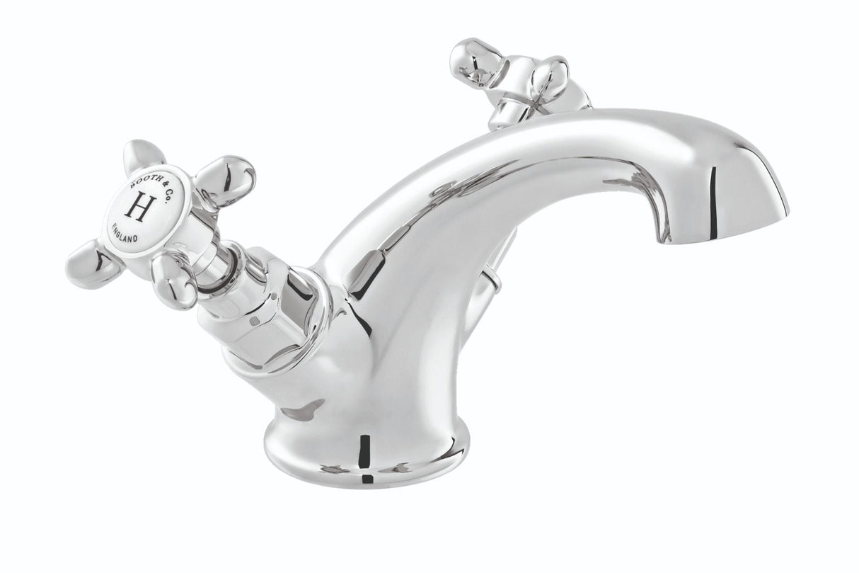 Vado Axbridge Mono Basin Mixer Tap Smooth Body With No Waste - Polished Chrome - BC-AXB-100/SB-CP