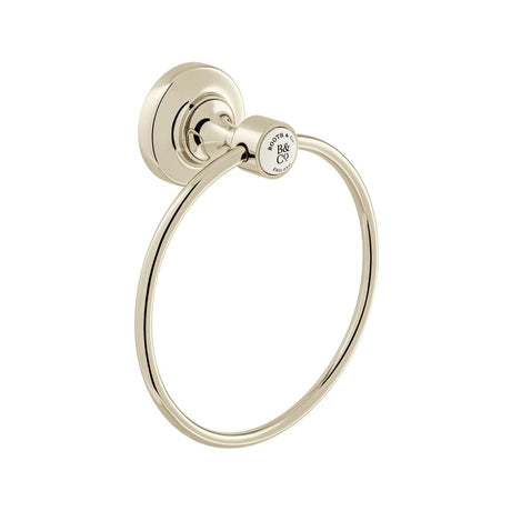 Vado Axbridge Towel Ring - Bright Nickel - BC-AXB-181-BN