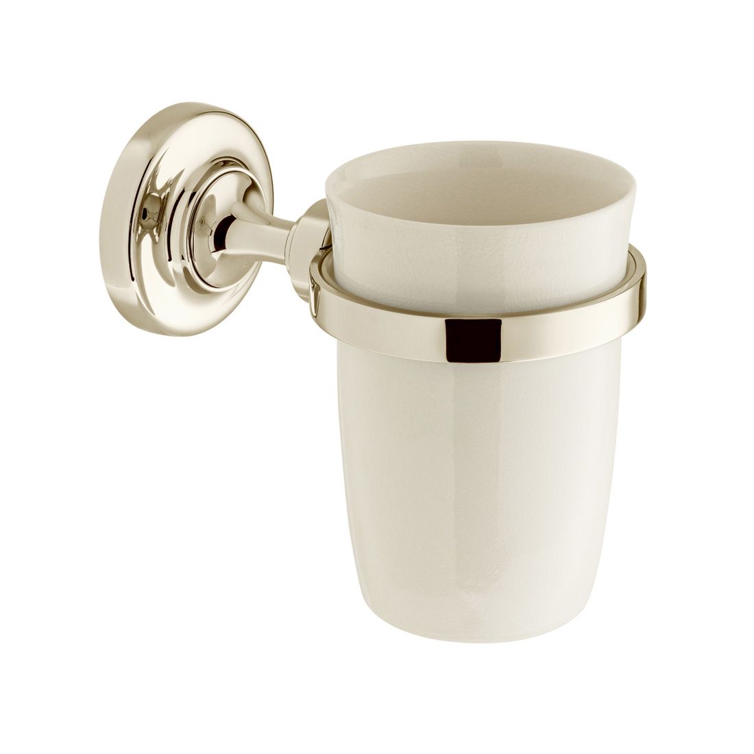 Vado Axbridge Tumbler and Holder - Bright Nickel - BC-AXB-183-BN