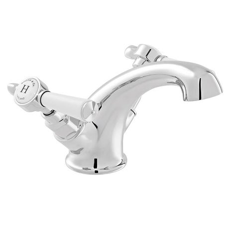  Vado Axbridge Mono Basin Mixer Tap Smooth Body with No Waste and Lever Handles - Chrome - BC-AXB-200/SB-CP