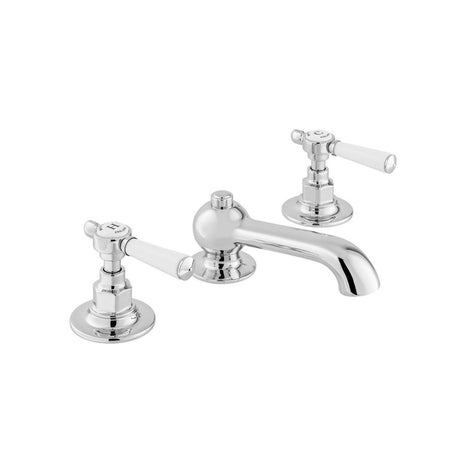  Vado Axbridge Basin Mixer Tap with A Pop Up Basin Waste and Lever Handles - Chrome - BC-AXB-201-CP