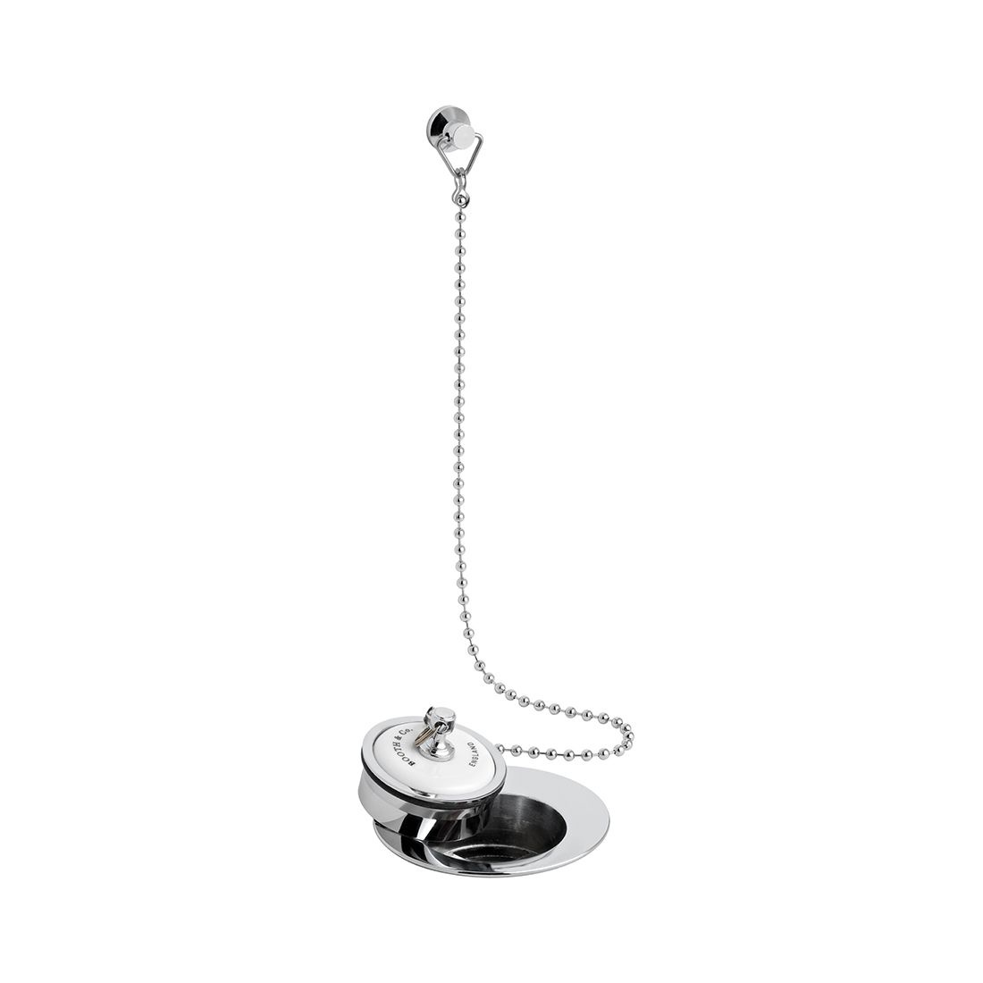 Vado Axbridge Ceramic Plug and Chain Basin Waste - Chrome - BC-AXB-398-CP