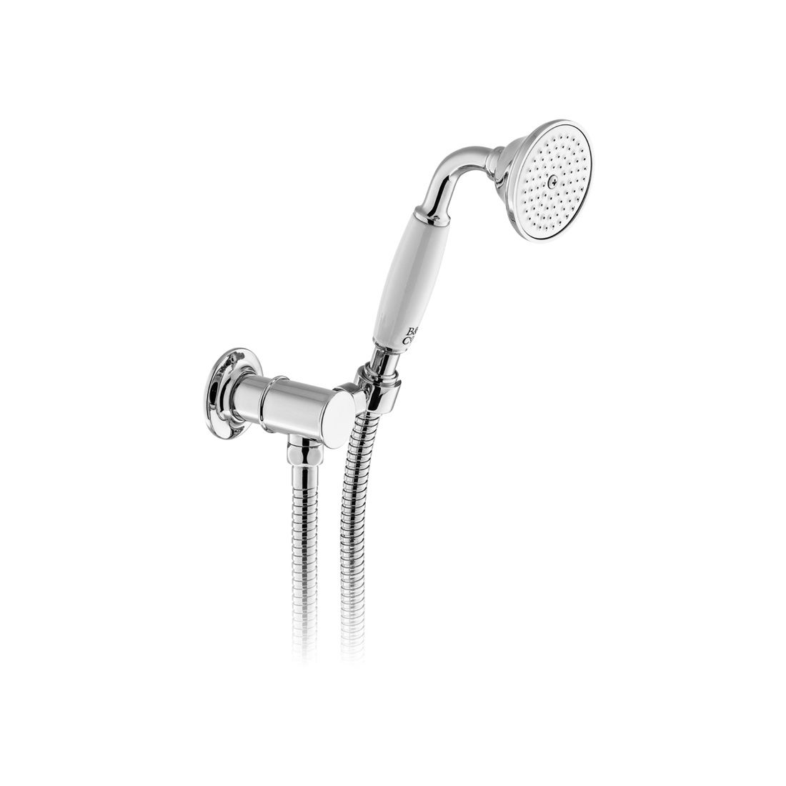 Vado Axbridge Single Function Mini Shower Kit with Outlet And Bracket - Polished Chrome - BC-AXB-SFMKWO-CP