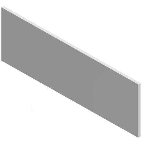 BC Designs Solidblue Bath Front Panel 520mm High x 1500mm Wide - White - BAIP036