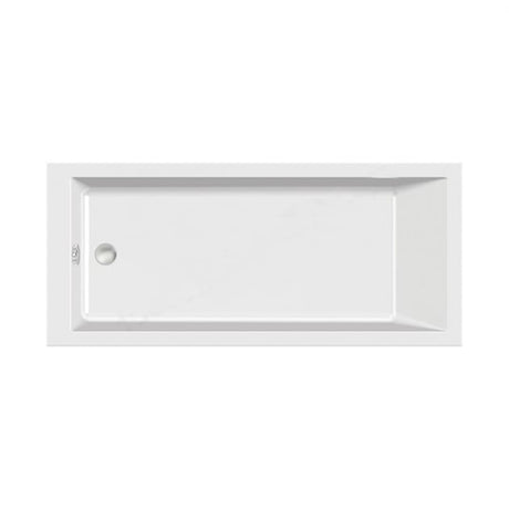 BC Designs Durham 0 Tap Hole Rectangular Single Ended Bath 1700mm x 750mm - White - BAI047
