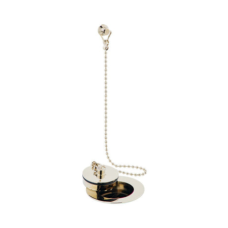 Vado Axbridge Basin Waste with Metal Plug with Chain - Bright Nickel - BC-KITA-BN