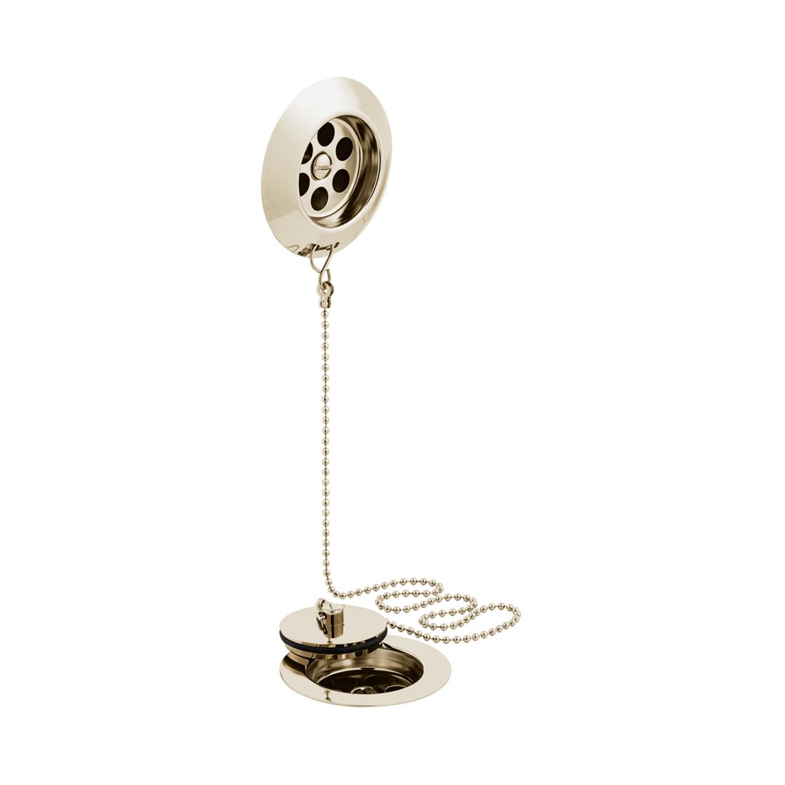 Vado Axbridge Stowaway Bath Waste Metal Plug And Chain 1.1/2" - Chrome - BC-KITB-STOW-BN