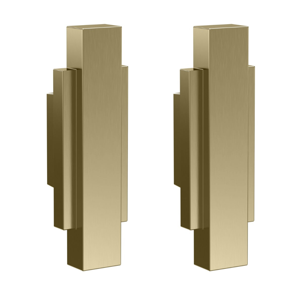 Launde Abbey Victrion Furniture Handles Set of 2 - Brushed Gold