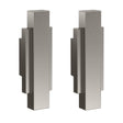 Launde Abbey Victrion Furniture Handles Set of 2 - Brushed Nickel - TAP 'N' SHOWER