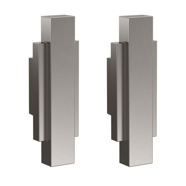 Launde Abbey Victrion Furniture Handles Set of 2 - Brushed Nickel