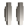 Launde Abbey Victrion Furniture Handles Set of 2 - Nickel - TAP 'N' SHOWER