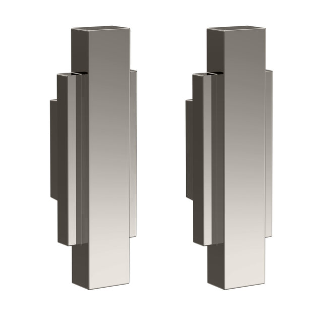 Launde Abbey Victrion Furniture Handles Set of 2 - Nickel