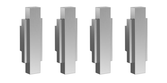 Launde Abbey Victrion Furniture Handles Set of 4 - Brushed Chrome