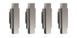 Launde Abbey Victrion Furniture Handles Set of 4 - Brushed Nickel - TAP 'N' SHOWER