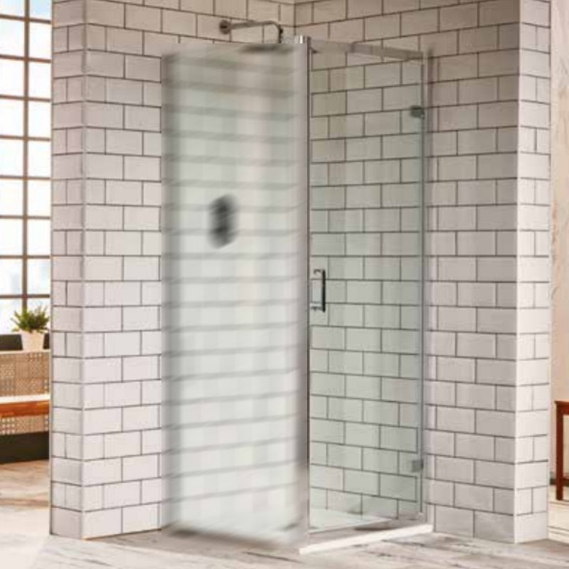 Frontline Aquaglass Purity Hinged Pivot Door 800mm - Clear - BE211701-80